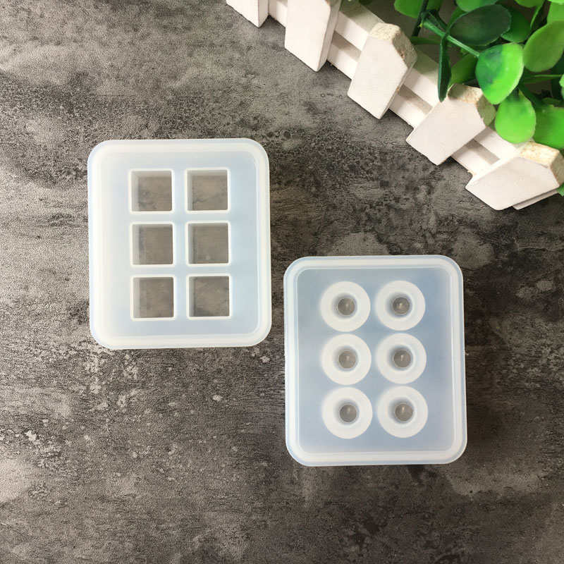 Resin Art Letters - Molde de silicona 16mm cubo cuentas