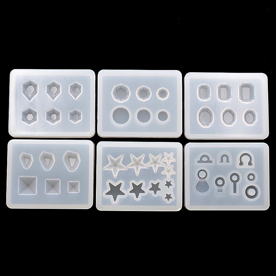 Resin Art And Jewelry - SNASAN-Molde de silicona con cuentas bonitas,