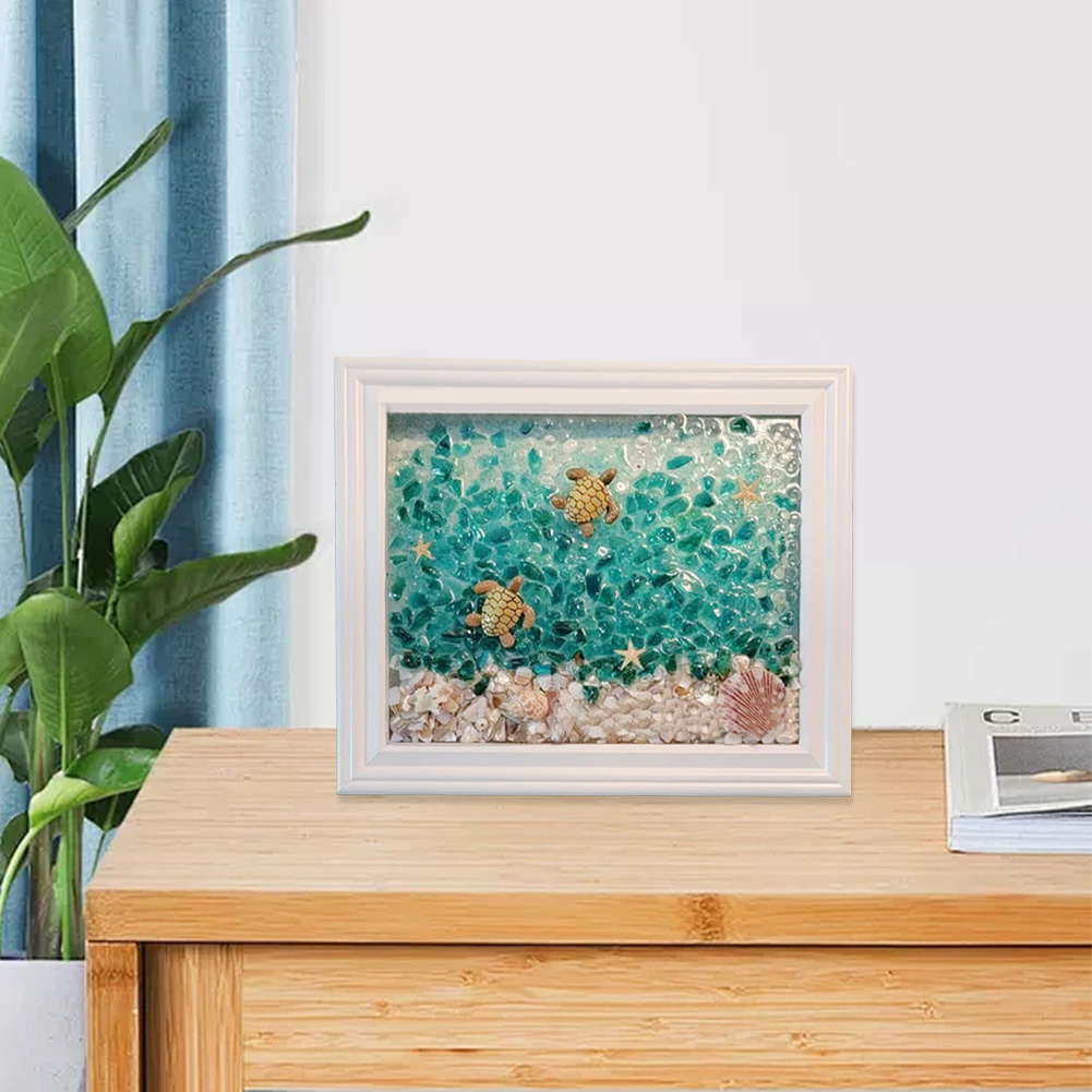 Resin Art Beach Theme - Kits de Arte con Cristal Marino,