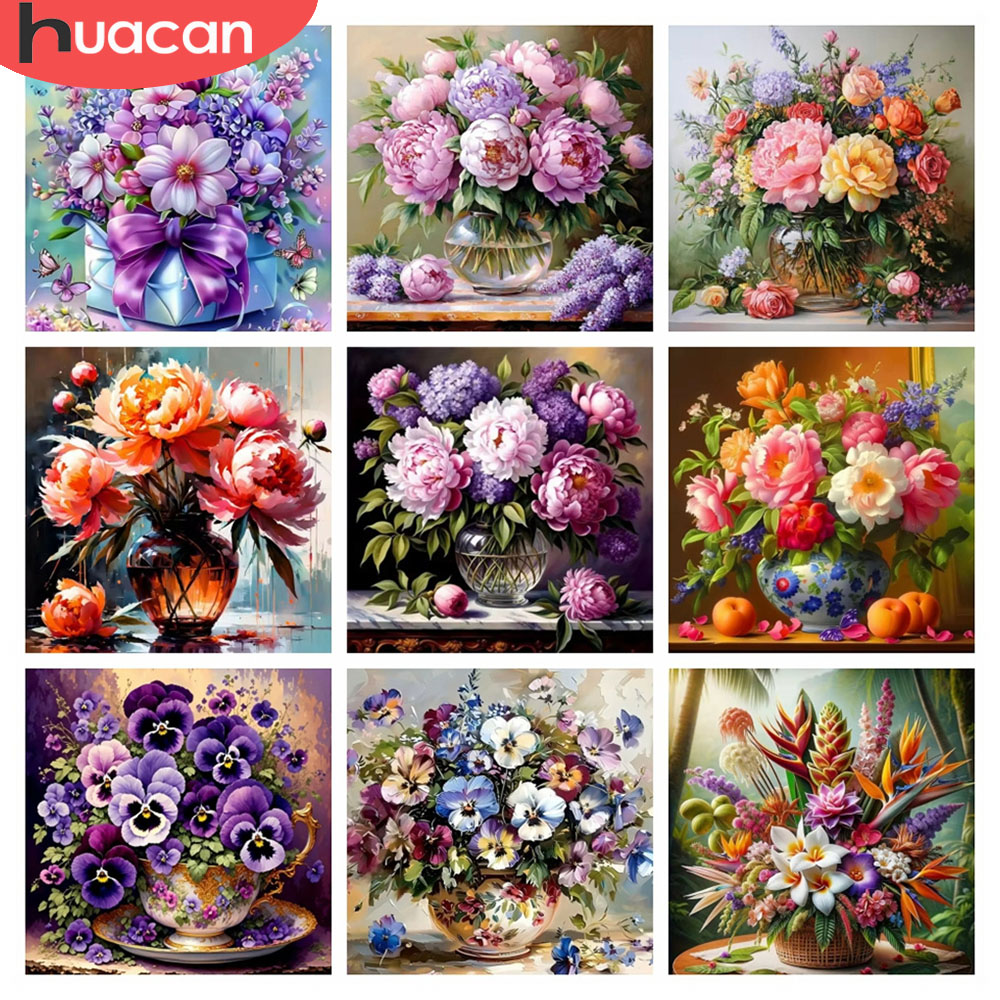 HUACAN-mosaico de diamantes 5D - Resin Art For Rose reseña y precio