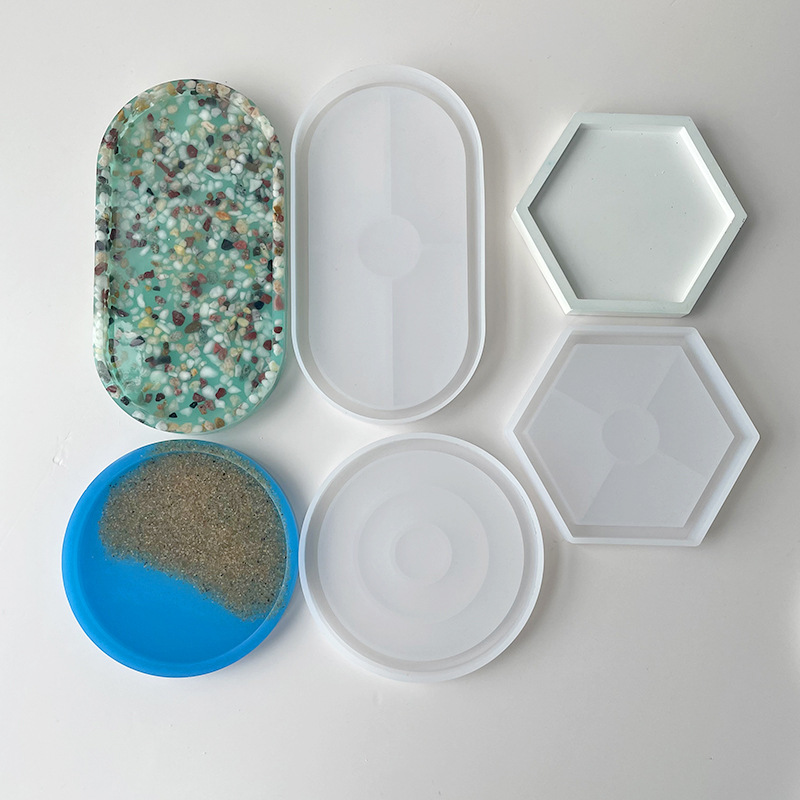 Molde de silicona para posavas - Resin Art Tray reseña y precio