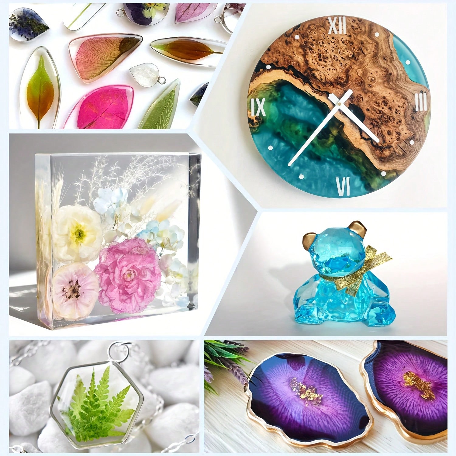 Kit de Resina Epoxi Transparen - Resin Art And Jewelry reseña y precio