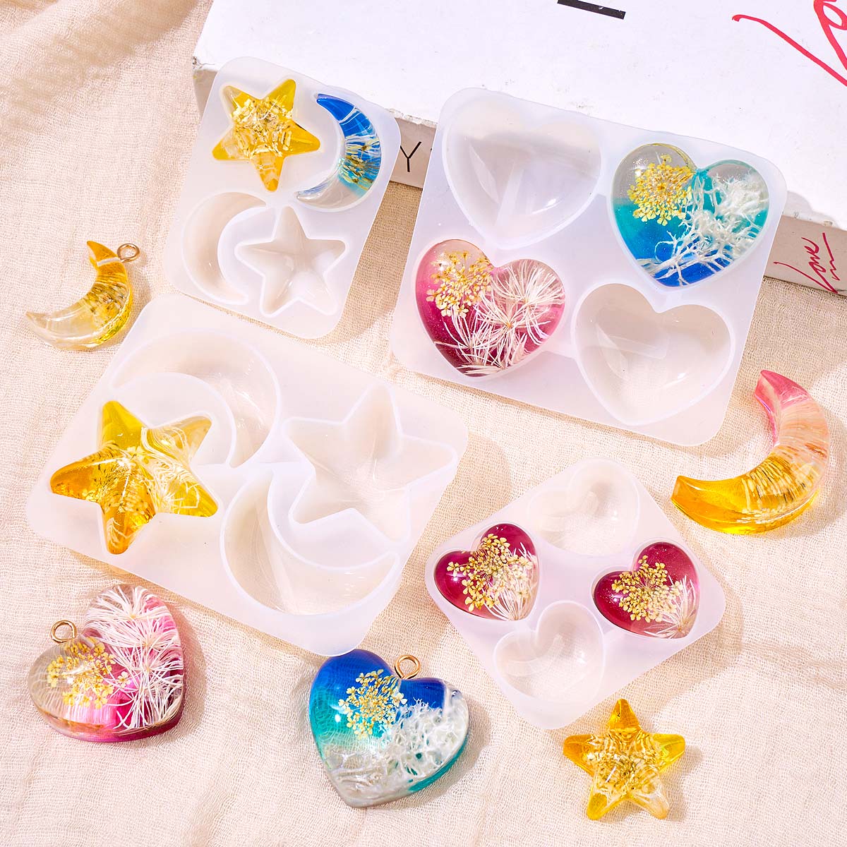 Molde de silicona con forma de - Resin Art Letters reseña y precio