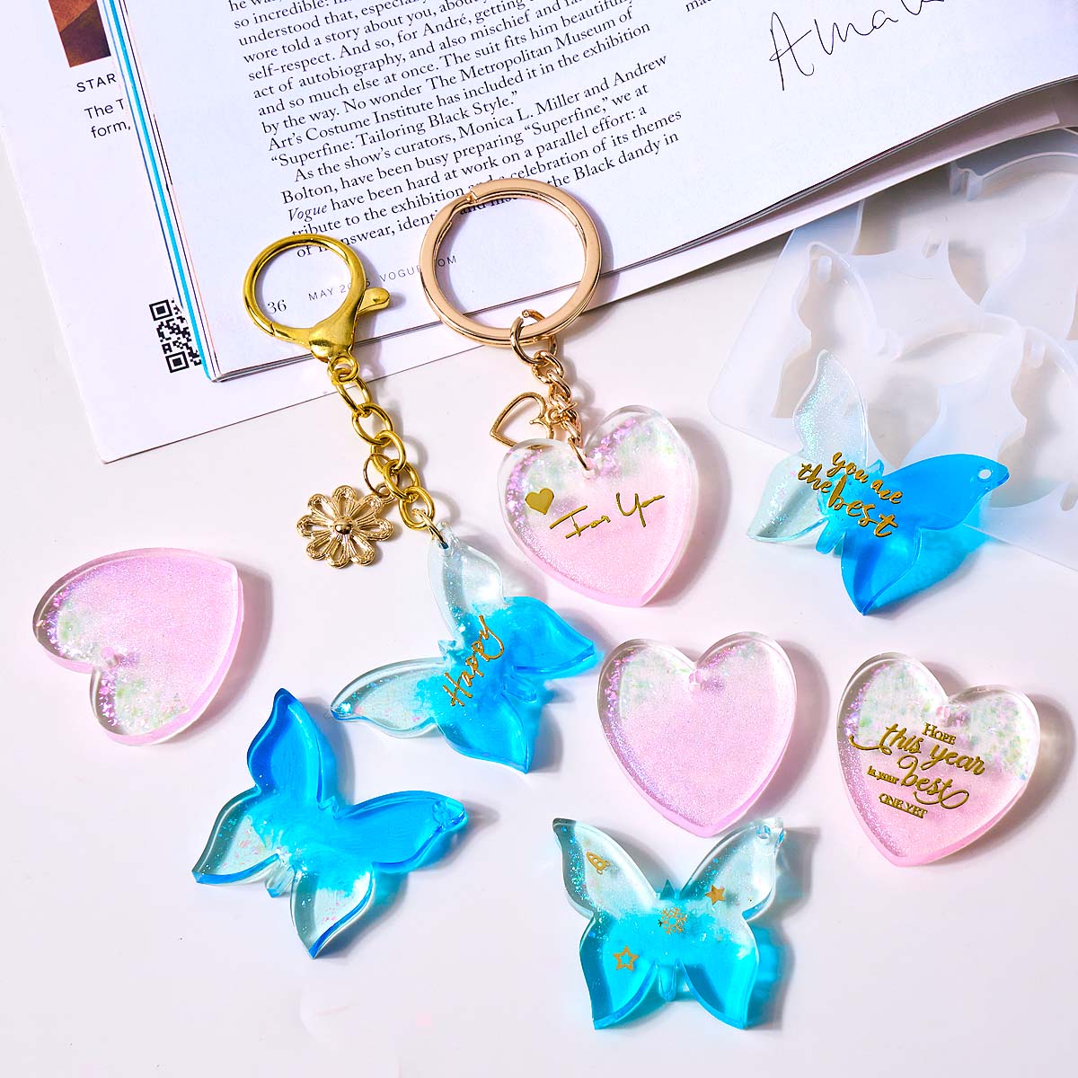 Molde de silicona de seis cavi - Resin Art Letters reseña y precio