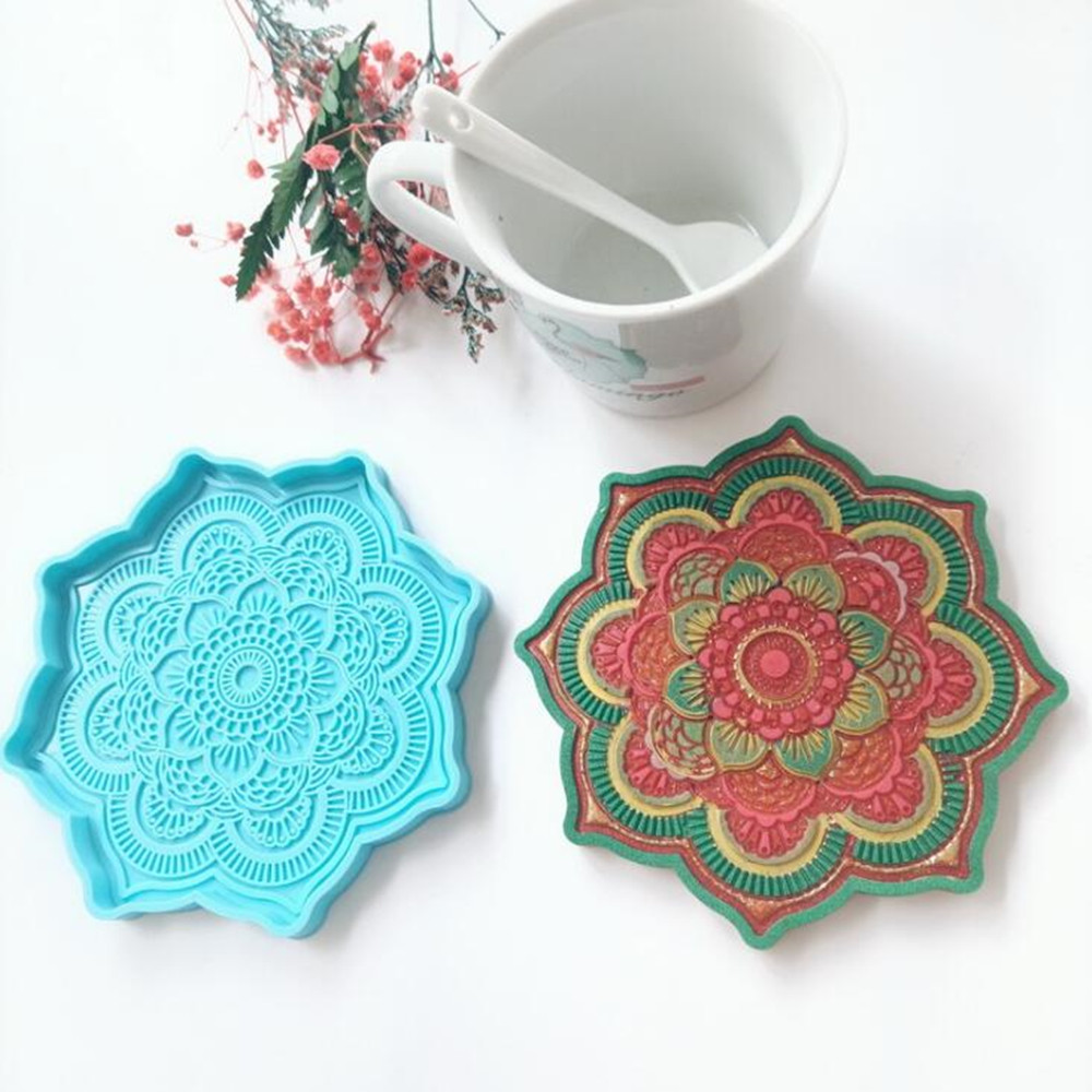 Molde de silicona con posavaso - Resin Art Tray reseña y precio