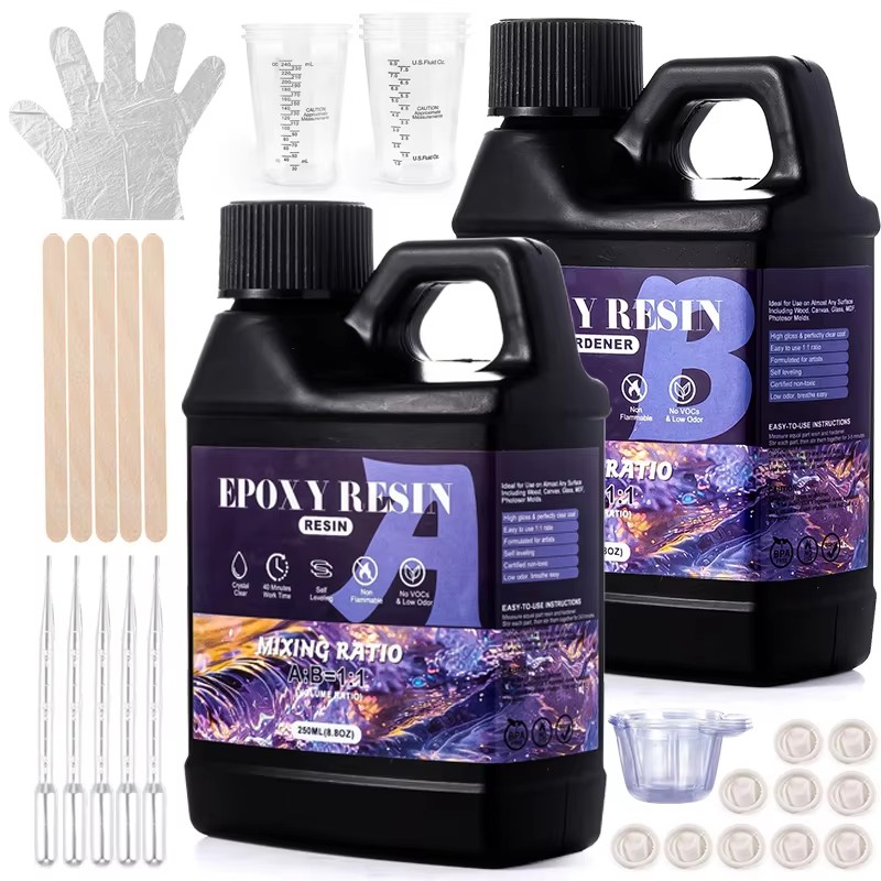 Kit de resina Epoxy 1:1 Easy M - Resin Art Letters reseña y precio
