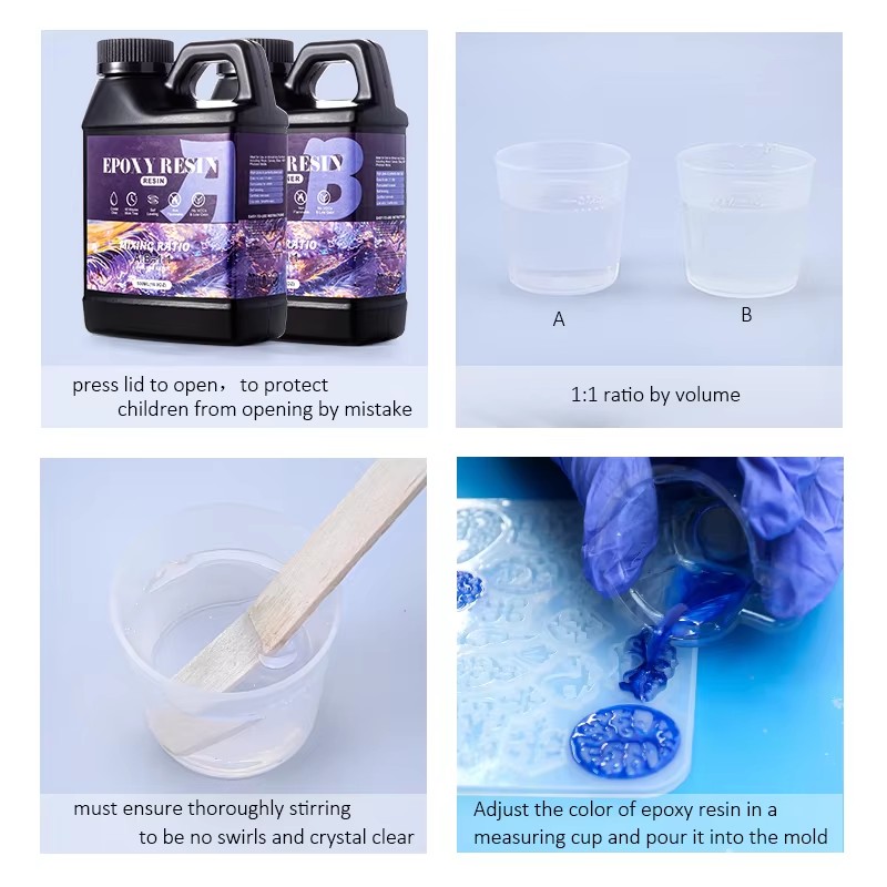 Kit de resina Epoxy 1:1 Easy M - Resin Art Letters reseña y precio