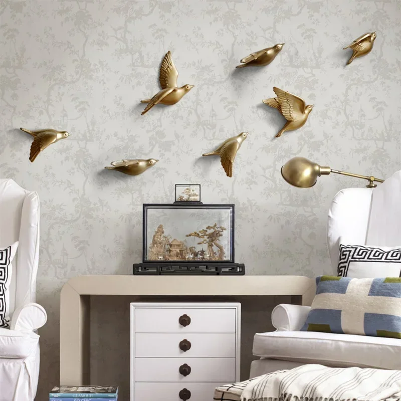 Pájaros de resina europea para - Background Resin Art reseña y precio