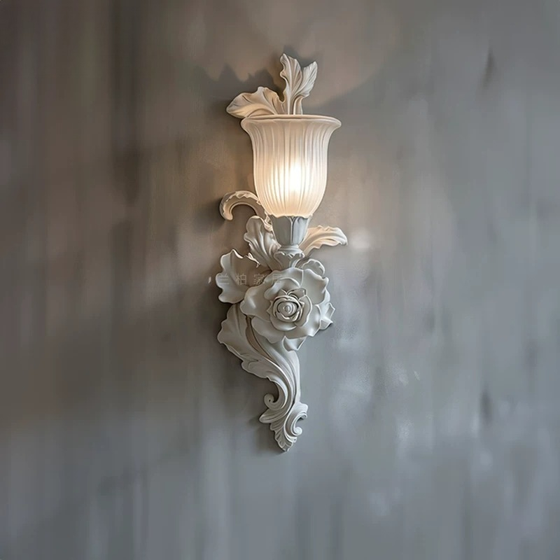 Lámpara de pared francesa, ilu - Background Resin Art reseña y precio
