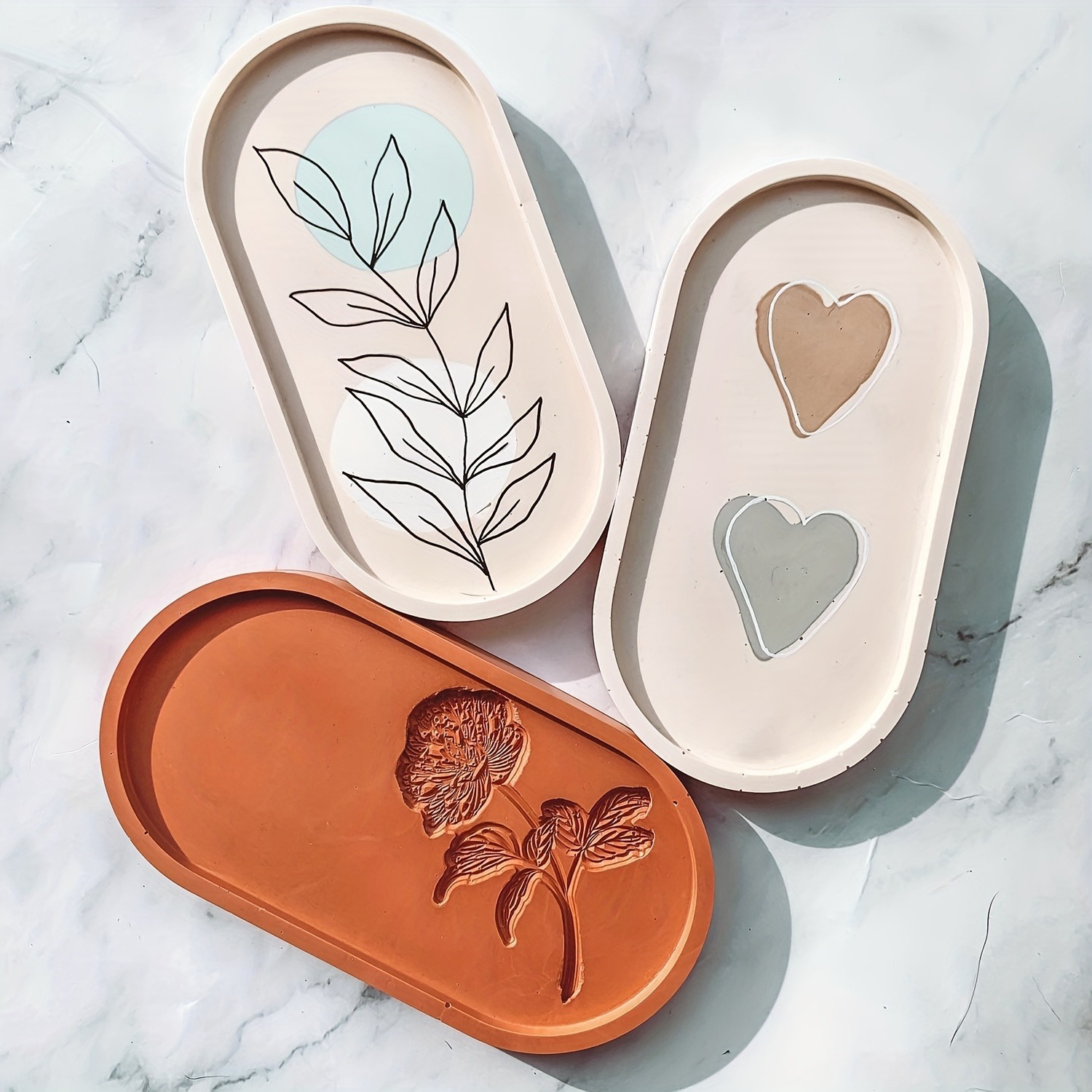 Posavasos ovalado de resina ep - Resin Art Tray reseña y precio