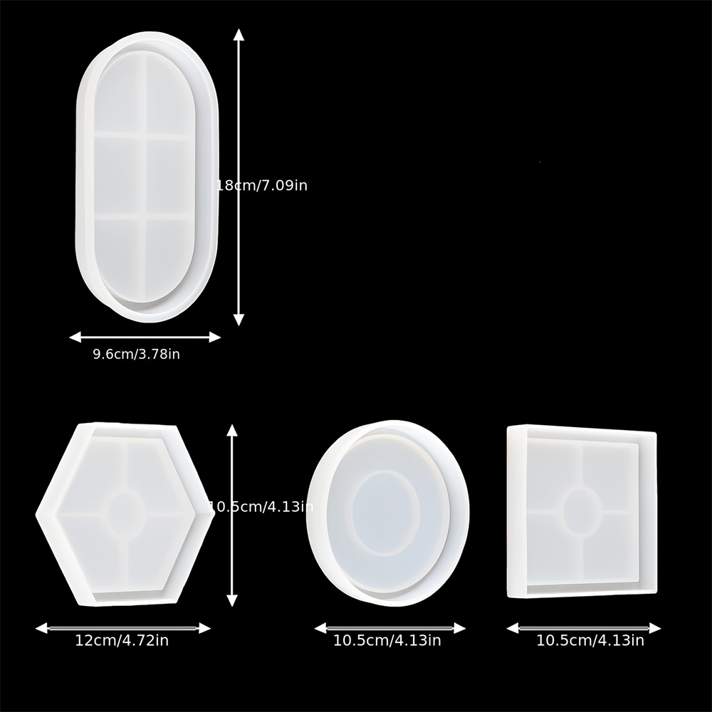 Molde de silicona para posavas - Resin Art Tray reseña y precio