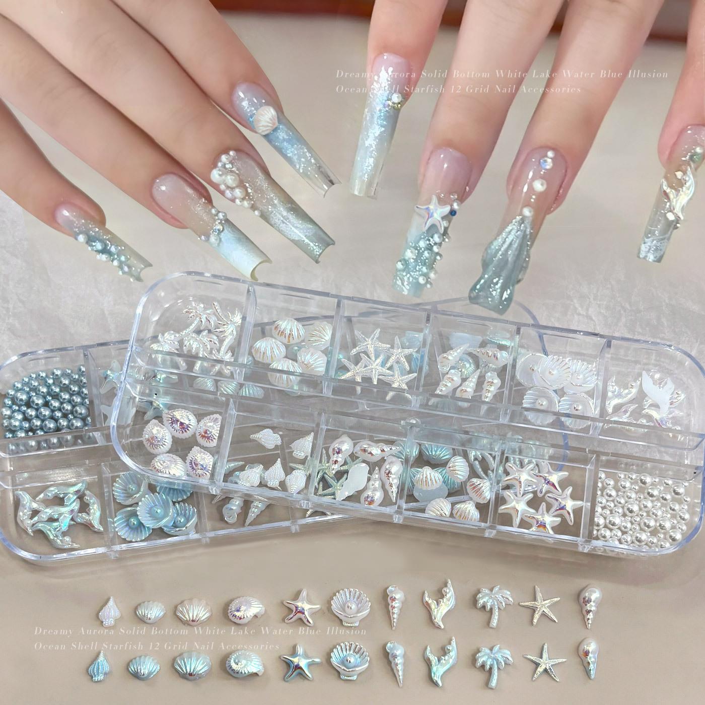 12 rejillas de adornos 3D mixt - Resin Art Beach Theme reseña y precio