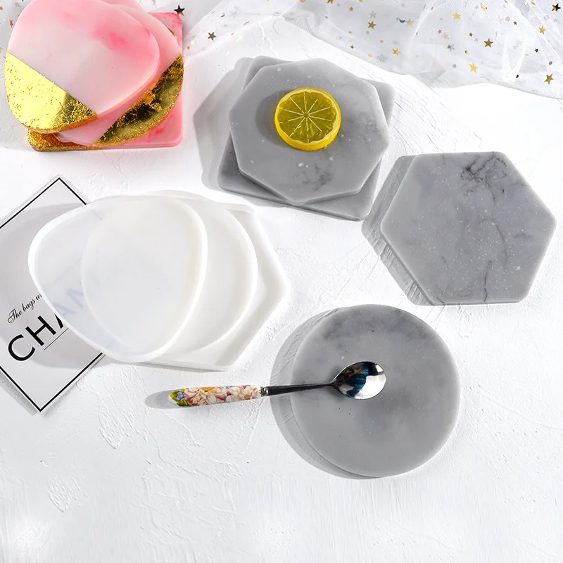 Molde de posavasos geométrico  - Resin Art Tray reseña y precio