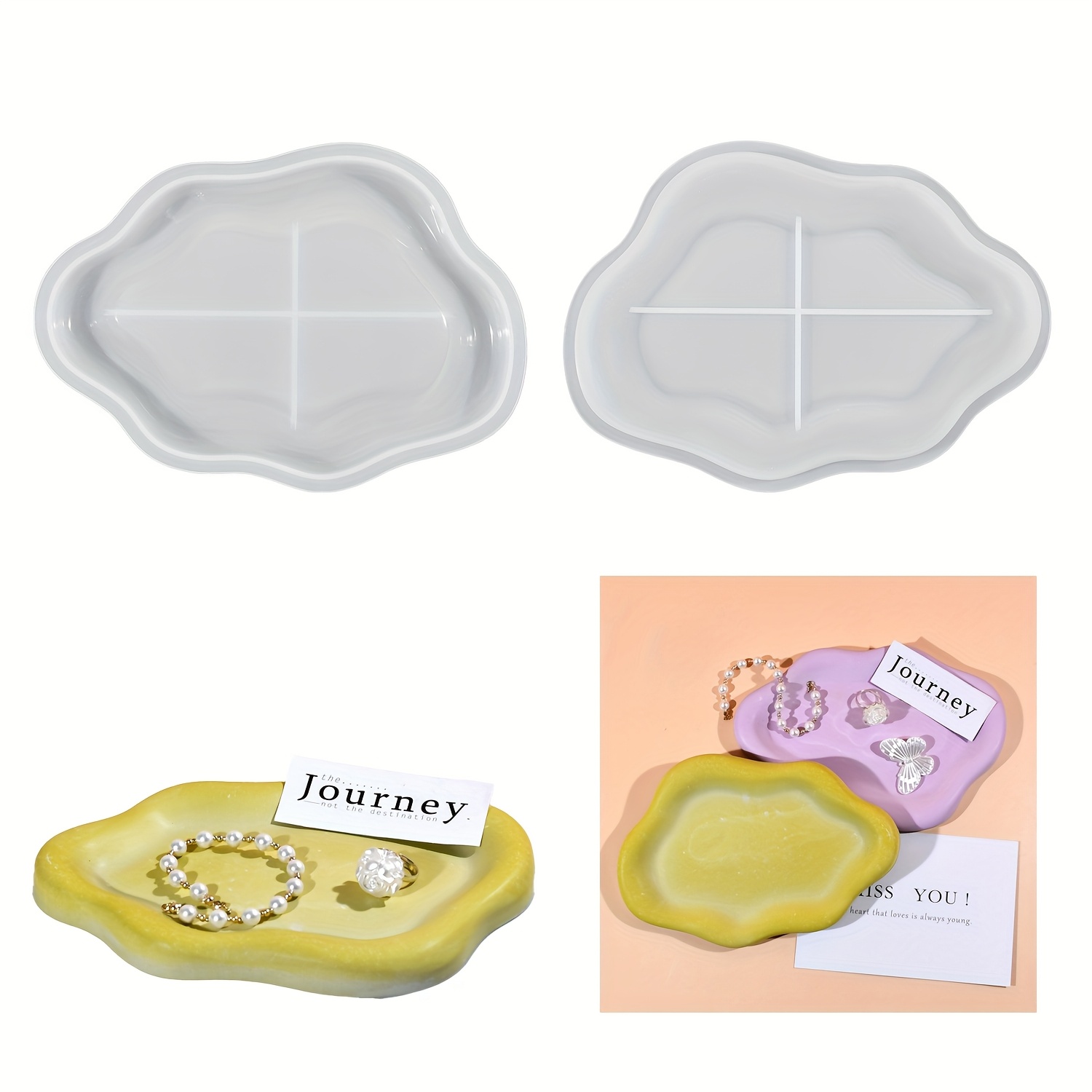 Bandeja de corazón, molde de r - Resin Art Tray reseña y precio