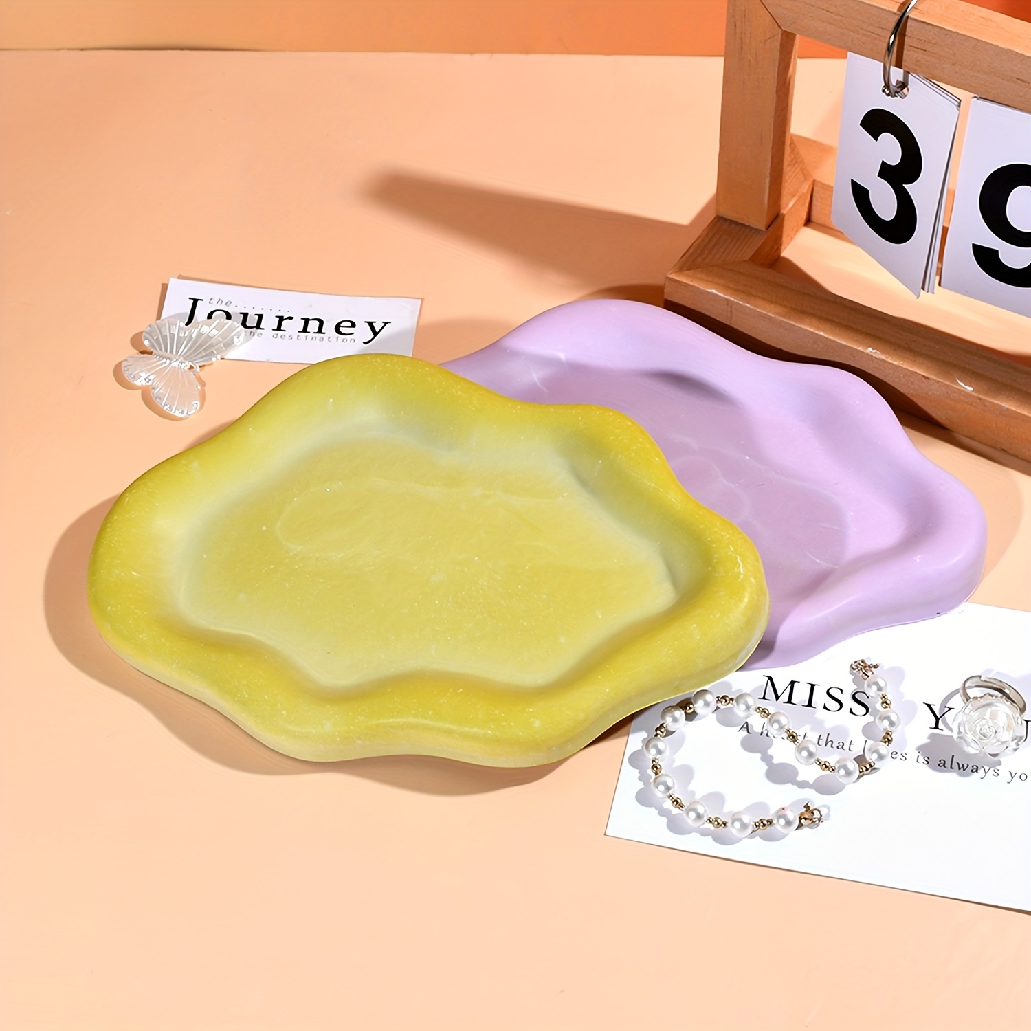 Bandeja de corazón, molde de r - Resin Art Tray reseña y precio