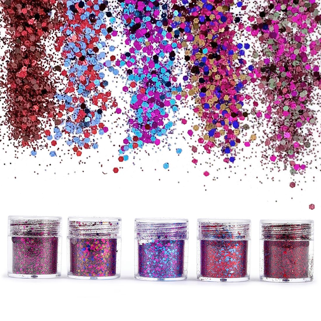 4/5 botellas de polvo de purpu - Resin Art And Jewelry reseña y precio
