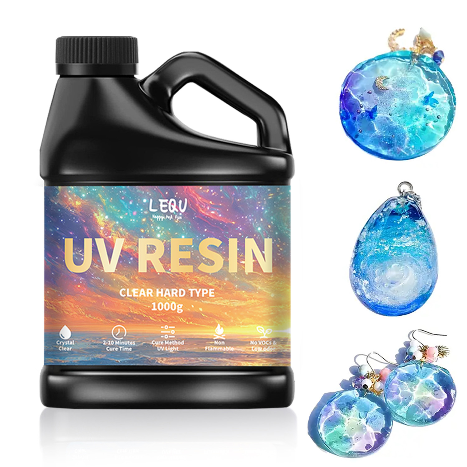Pegamento de resina epoxi UV,  - Resin Art Letters reseña y precio