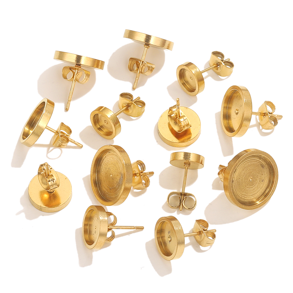 10 Uds. De pendientes dorados  - Resin Art For Sale reseña y precio